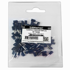 Kit Terminal Pré-isolado Tubular Simples 1,5mm² | Preto | 100